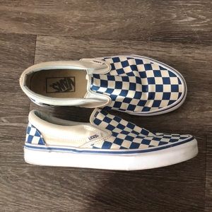 Checkered Slip On Vans